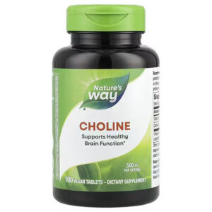 Nature’s Way Choline 500 mg ,100 Vegan Tablets