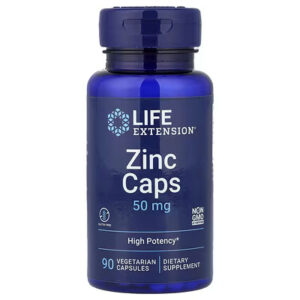 Life Extension Zinc Caps, High Potency, 50 mg ,90 Vegetarian Capsules