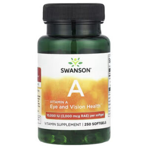 Swanson Vitamin A 10,000 IU (3,000 mcg RAE) ,250 Softgels