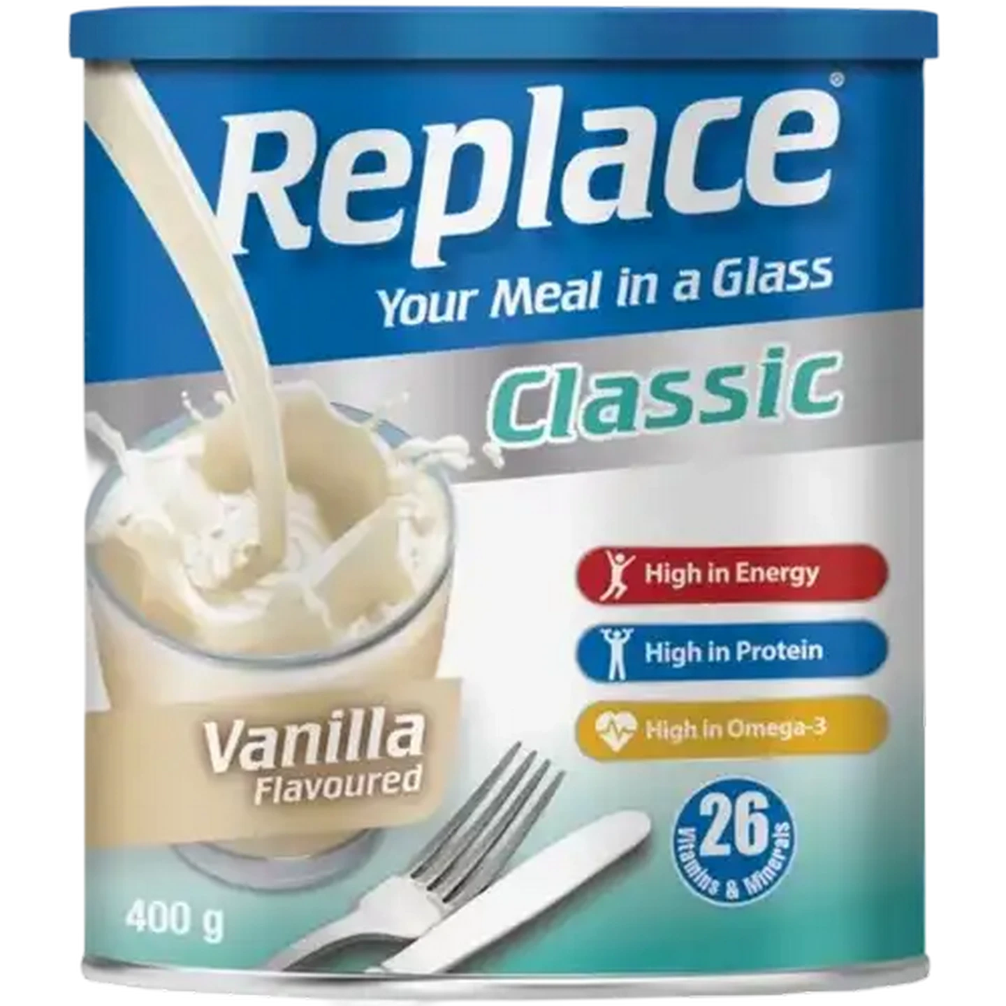 Replace Classic Vanilla 400g